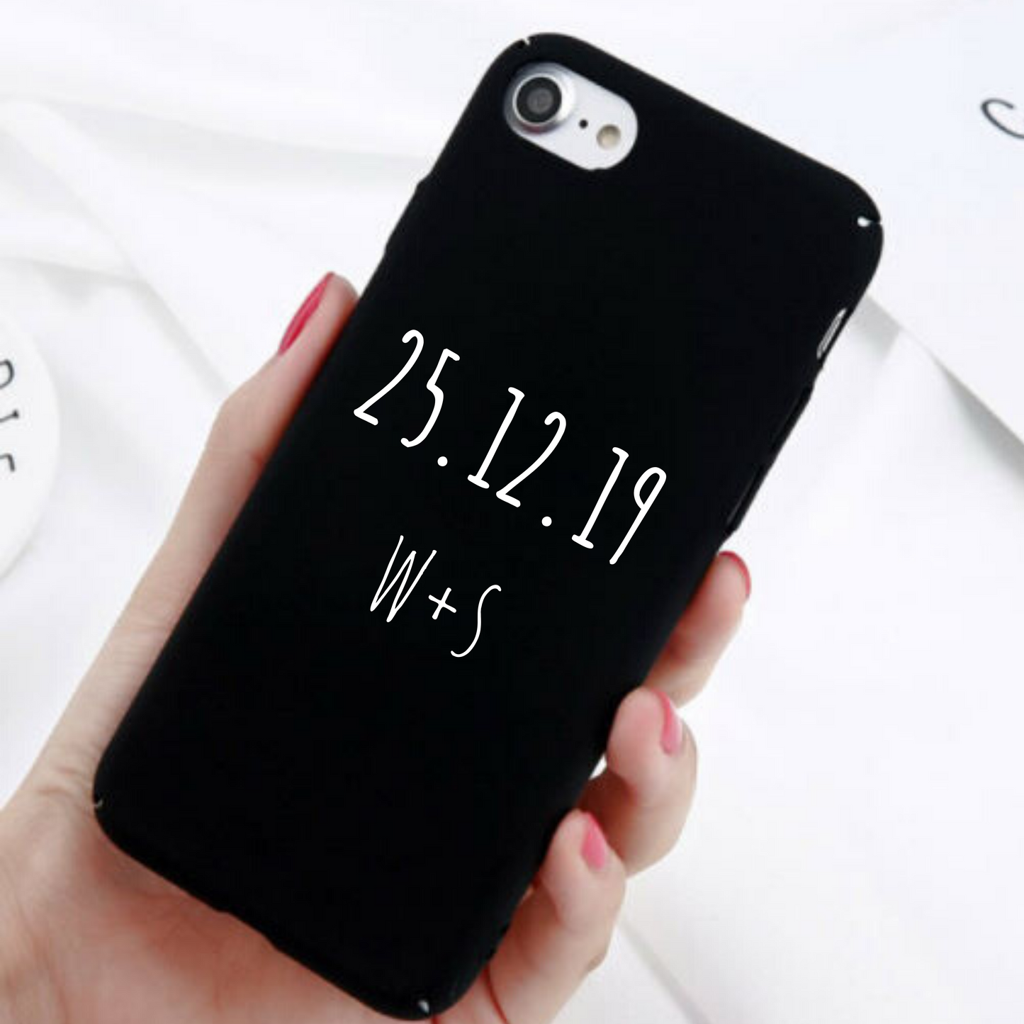 Personalized Text Phone Case For iPhone