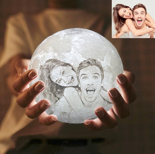 Personalized Moon Lamp Gift For Husband