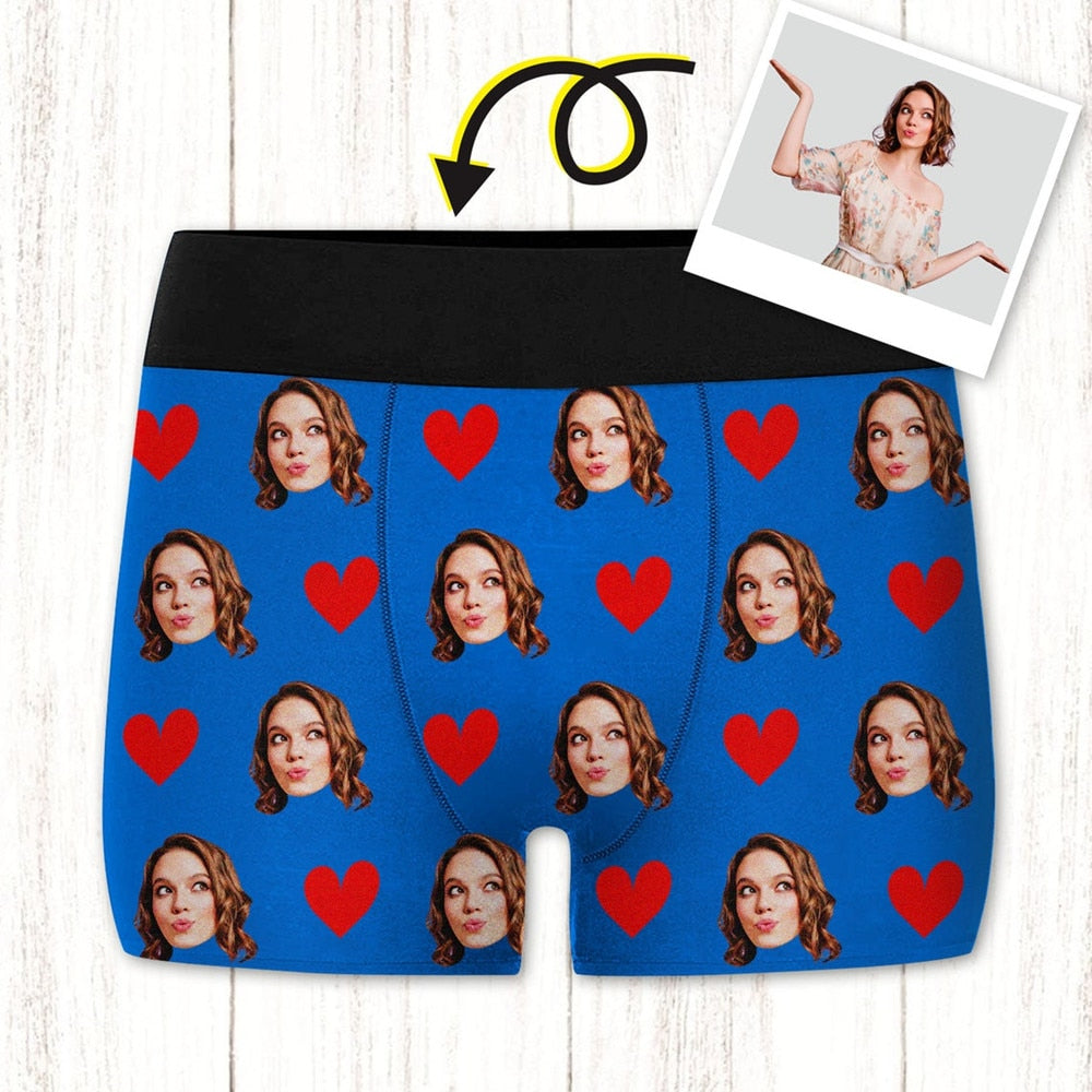 Personalized Boxers Briefs With Picture