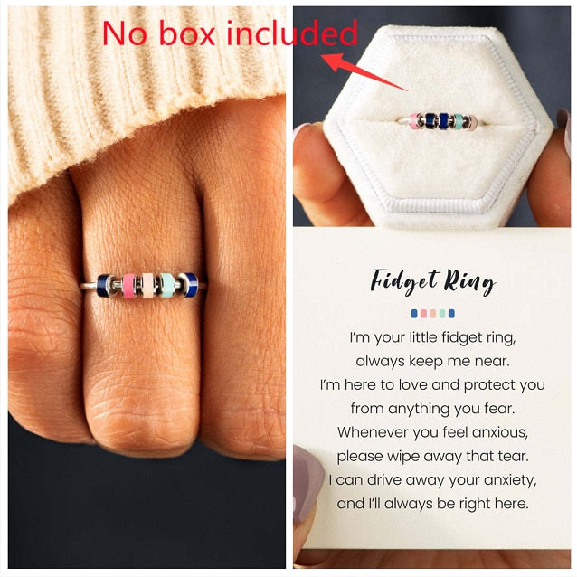 Universe Star zircon Crystal Planet Rings With Card