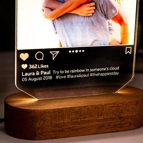 Personalized Instagram Style 3D Led Lamp
