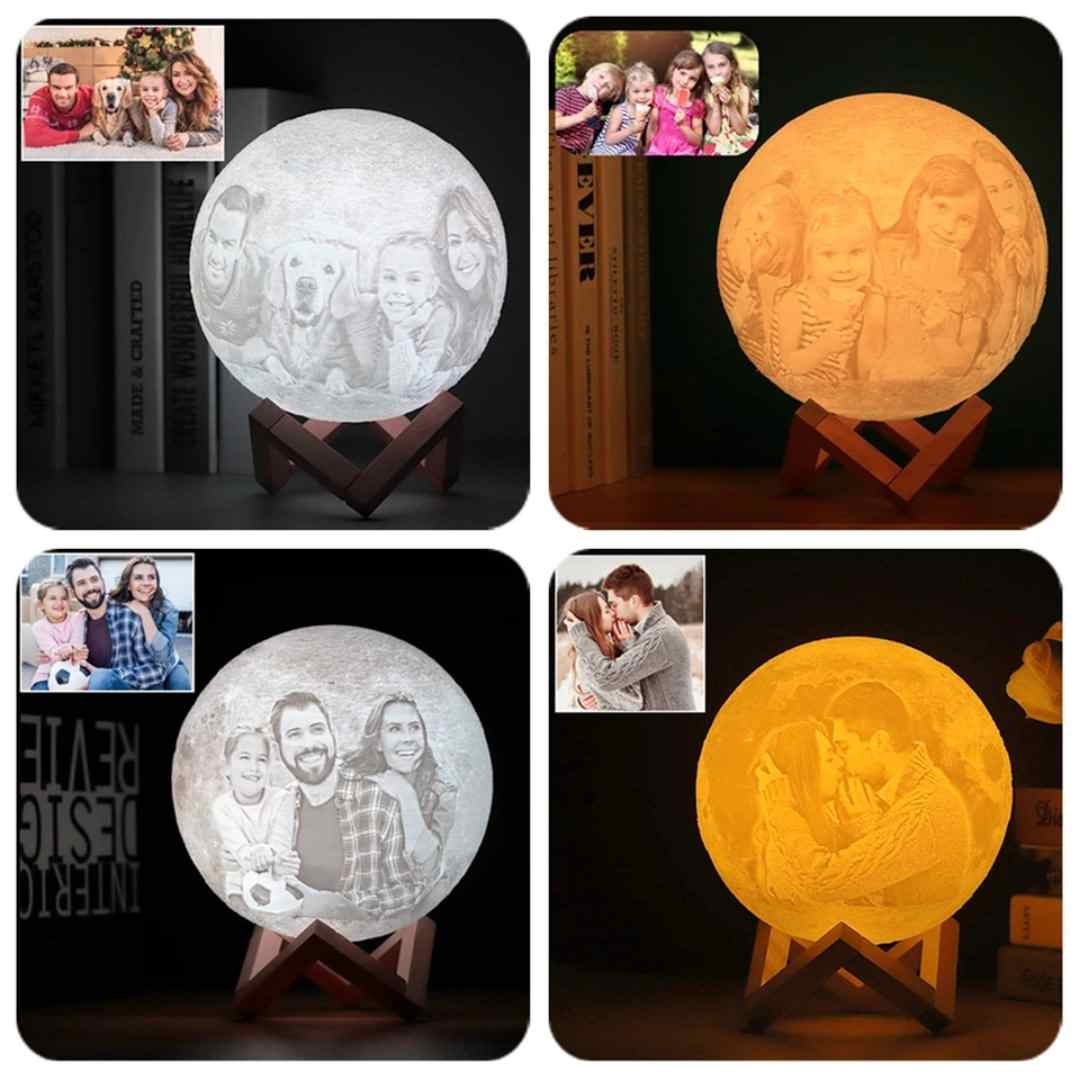 Personalized Photo Moon Lamp