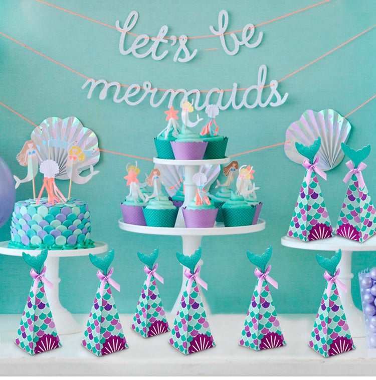 The Little Mermaid Birthday Party Decor Supplies