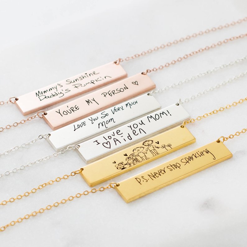 Personalize Your Actual Handwriting Necklace