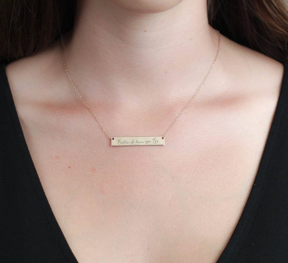 Personalize Your Actual Handwriting Necklace