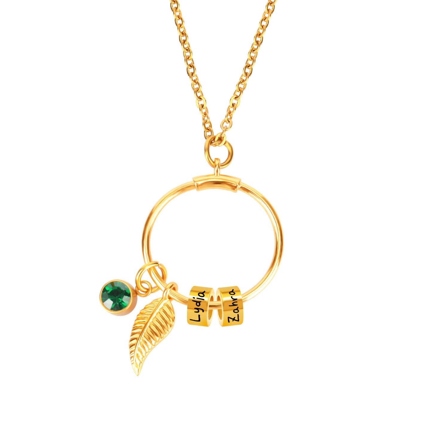 Custom Gold Bead Necklace