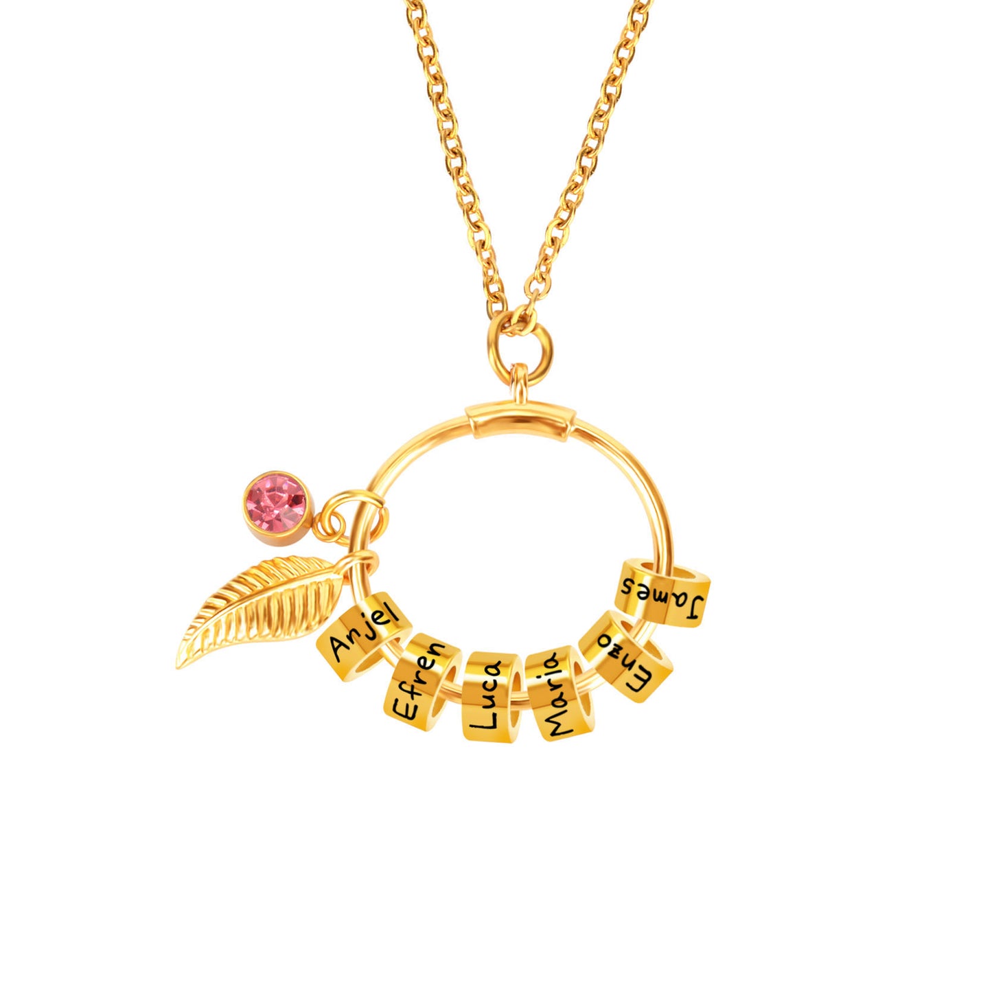 Custom Gold Bead Necklace